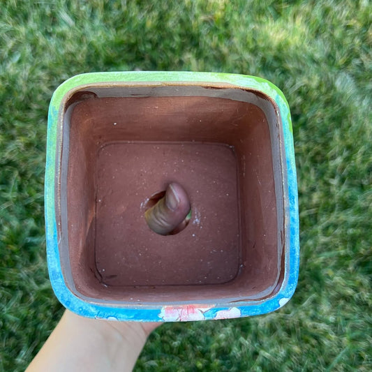 Hand-Painted Totoro’s Sakura Haven Planter