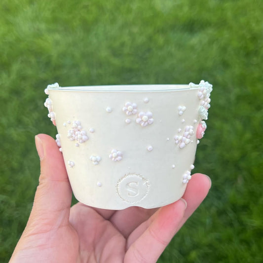 Strawberry Dream Lace Decor Planter