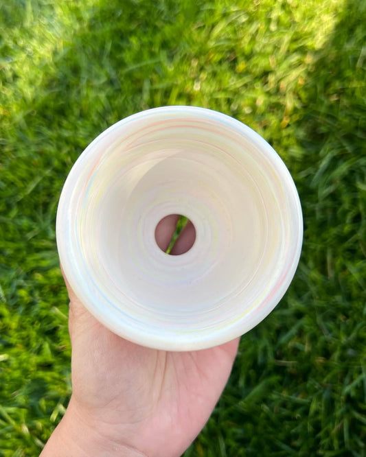 July Classic Soft Rainbow Swirl Planter