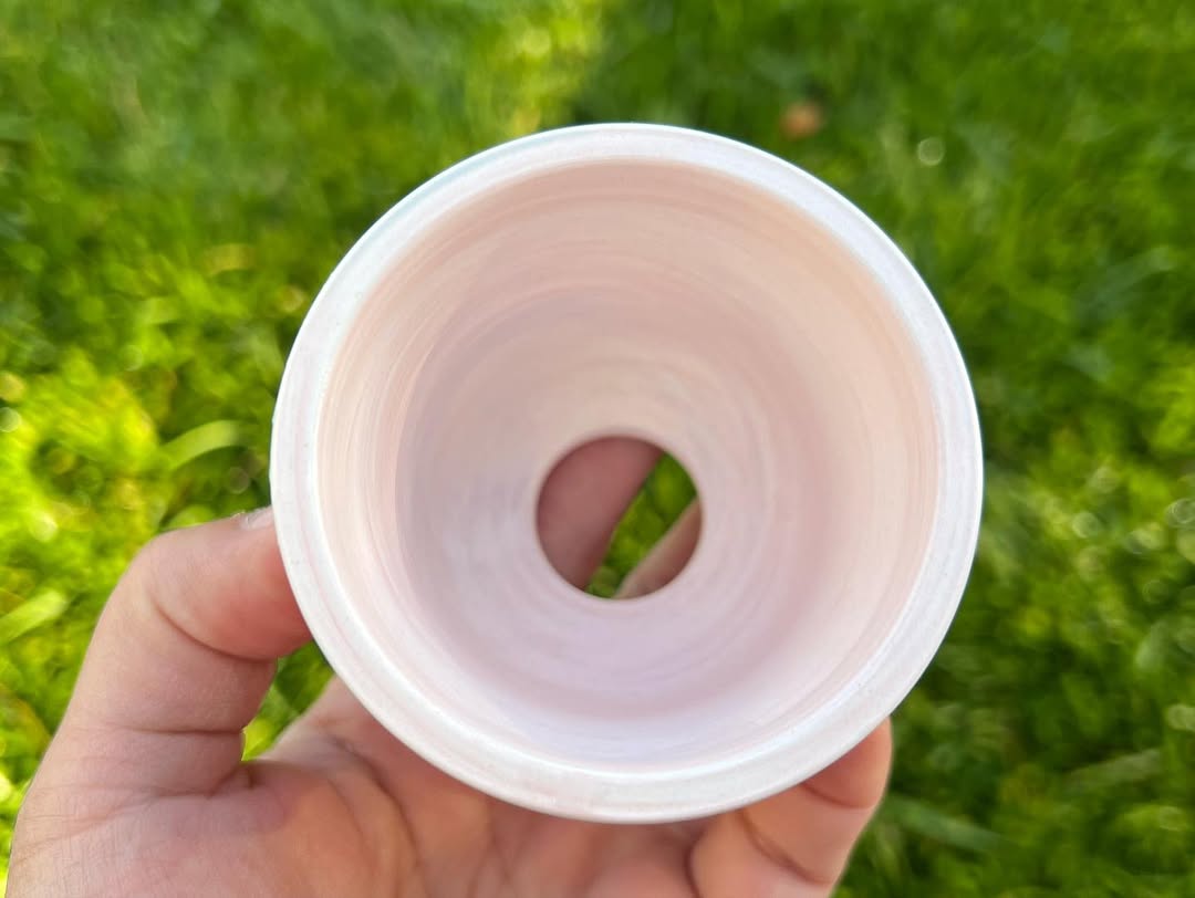 July Classic Pastel Marbled Swirl Mini Planter