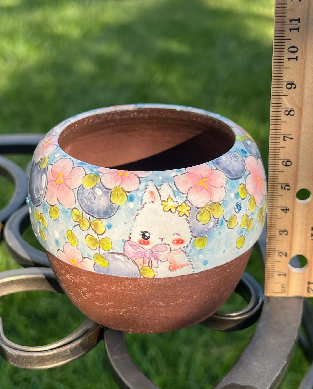 Bunny Pink Meadow Planter