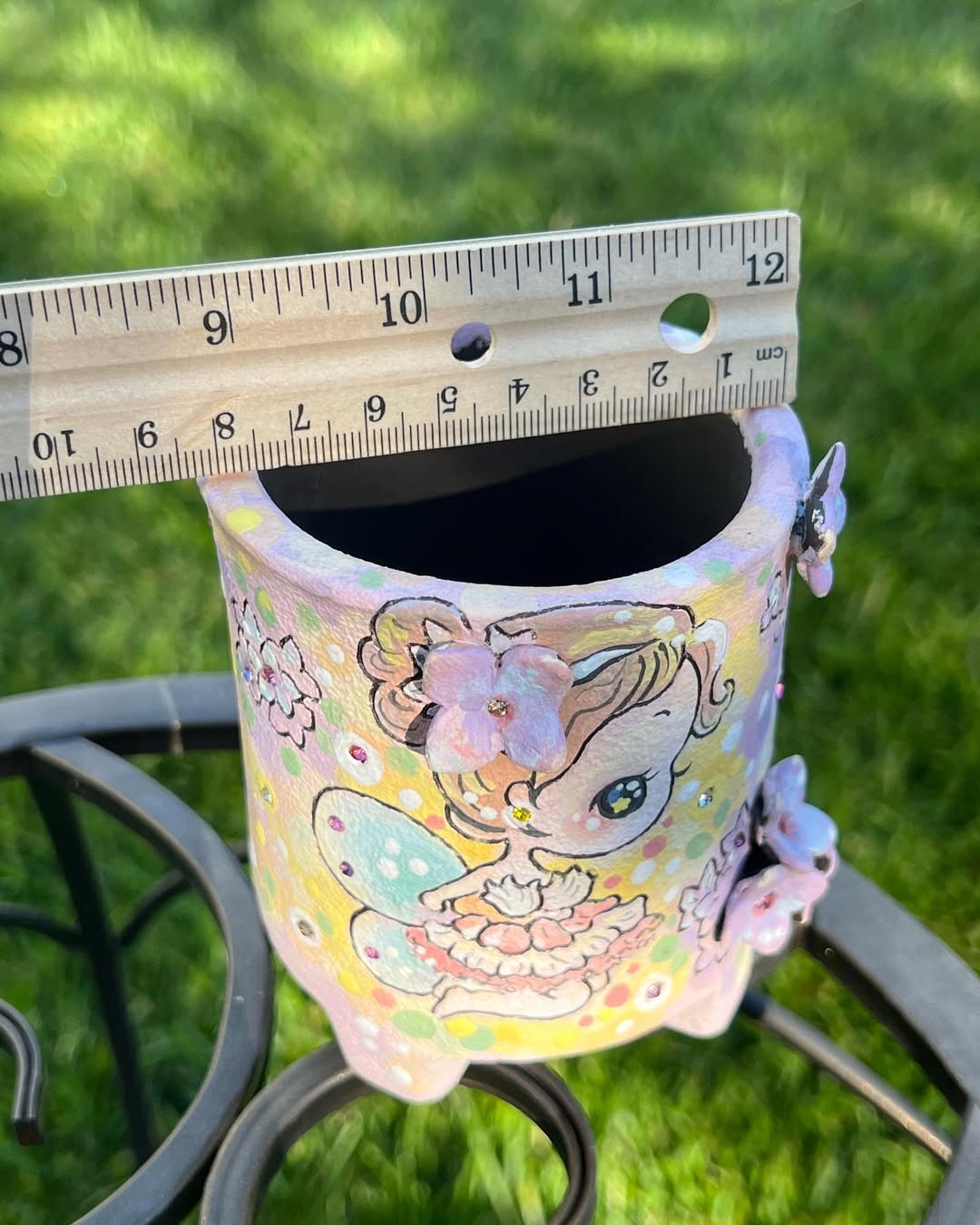 Blonde Flower Fairy Planter