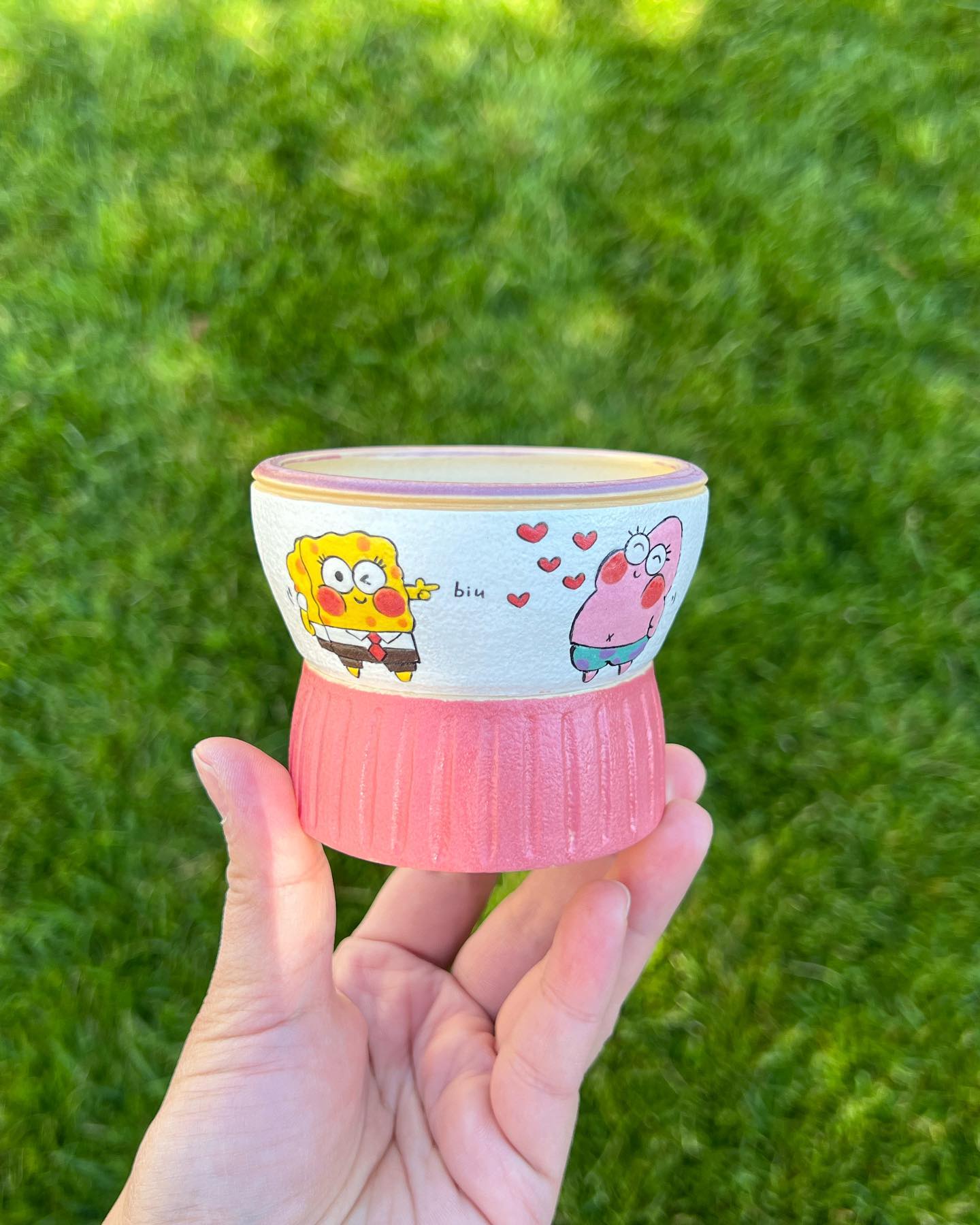 Sponge Bob And Patric Biu Biu Love Planter