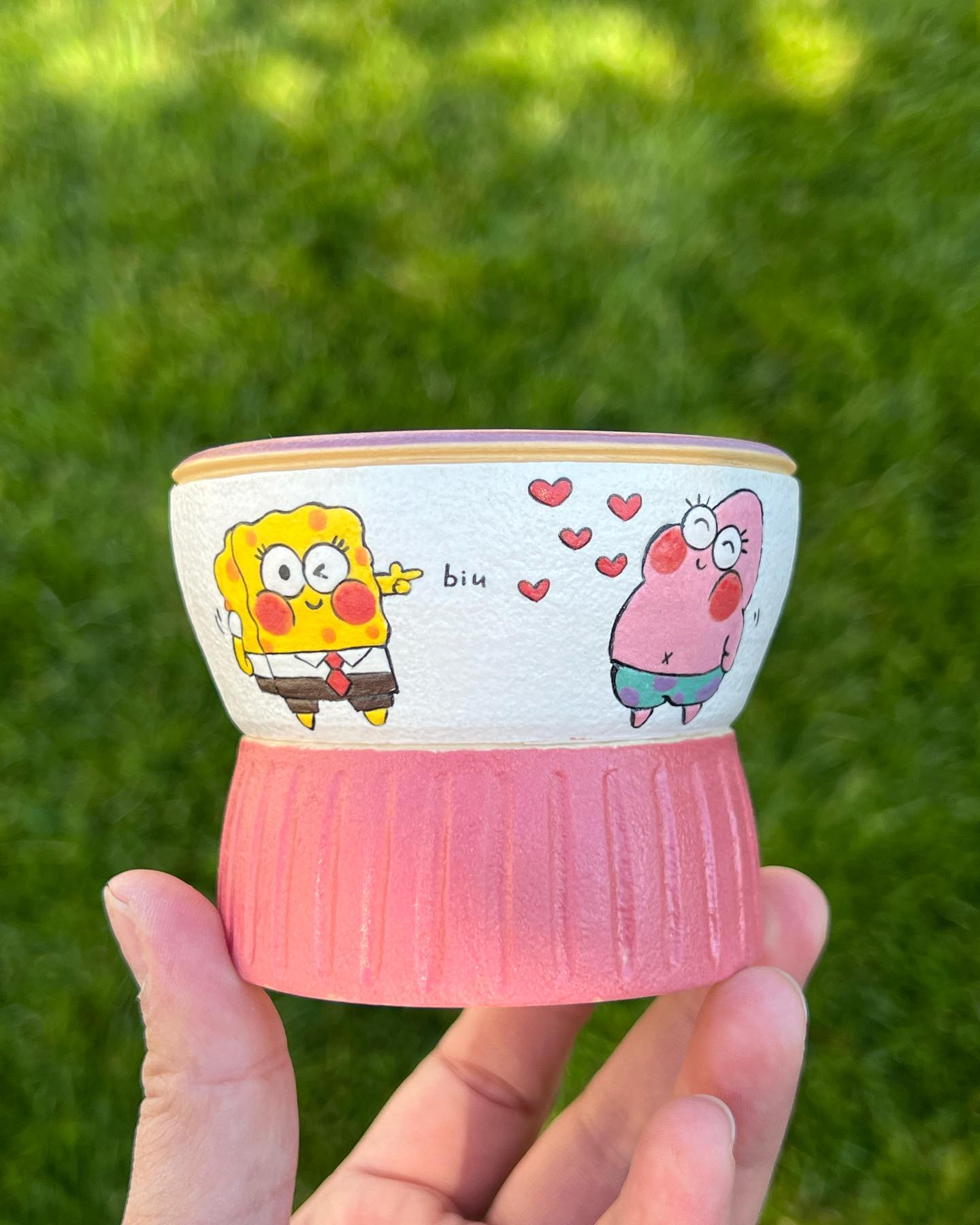Sponge Bob And Patric Biu Biu Love Planter