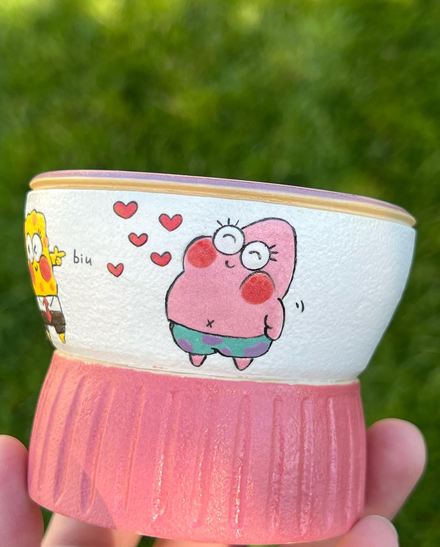 Sponge Bob And Patric Biu Biu Love Planter