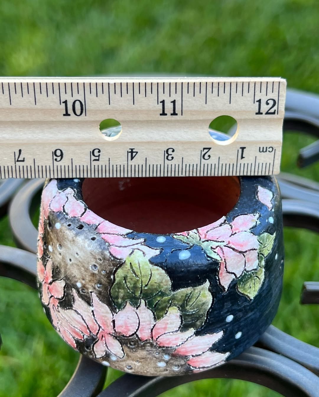 Vintage Style Twilight Sunflower Planter