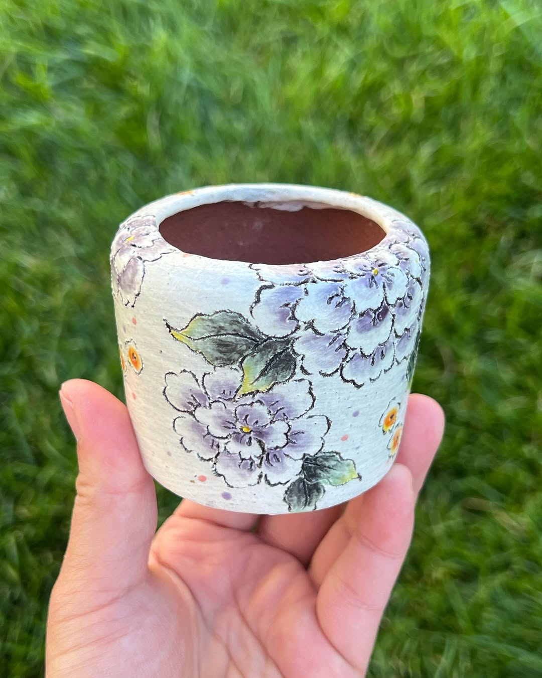 Vintage Peony Planter