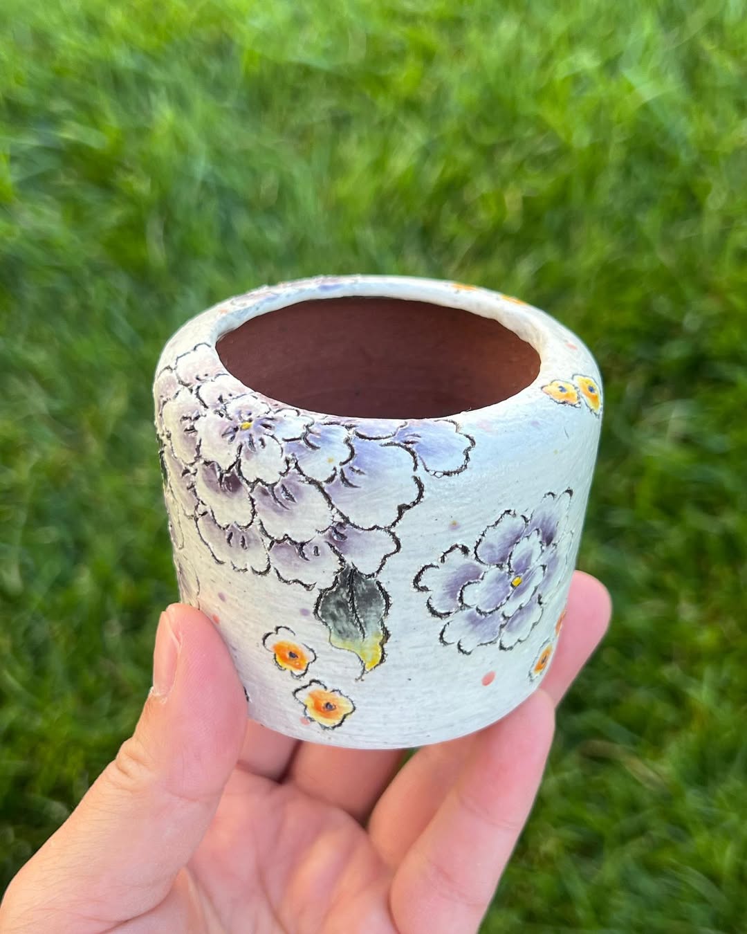 Vintage Peony Planter