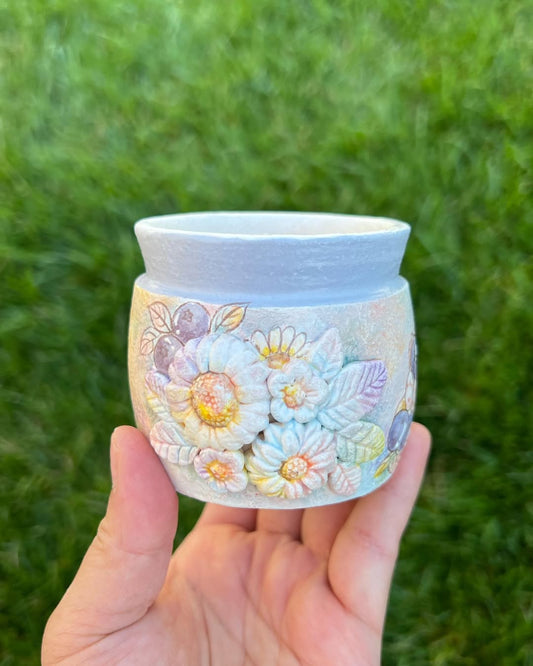 Blueberry Jam And Bear Planter