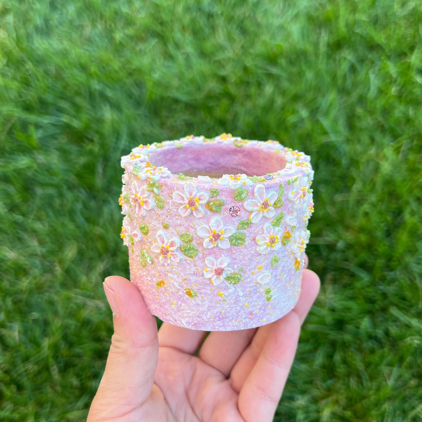 3D Sculpt Spring Meadow Planter
