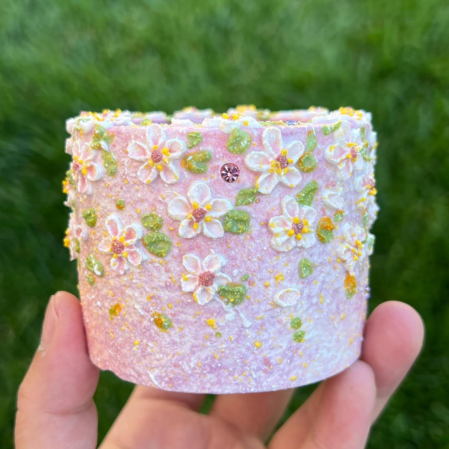 3D Sculpt Spring Meadow Planter