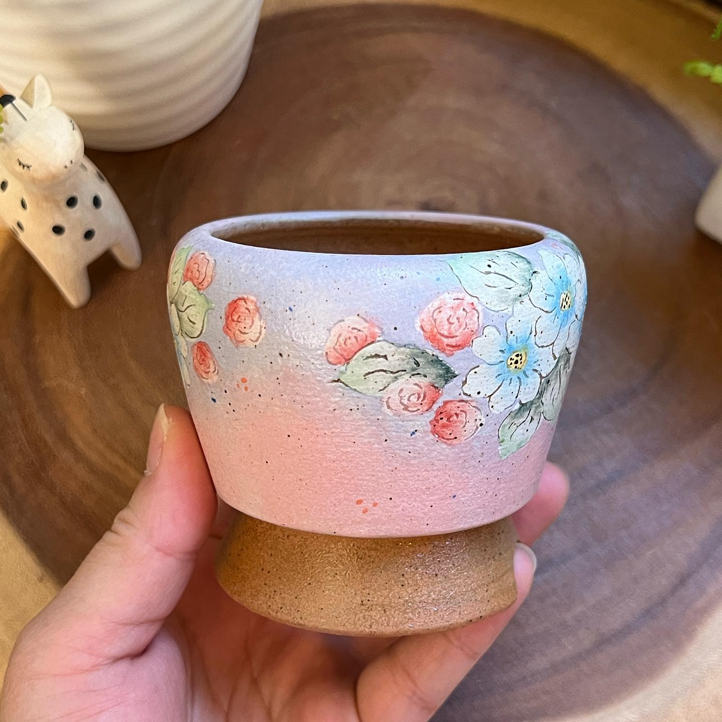 Spring Blush Blossom Planter