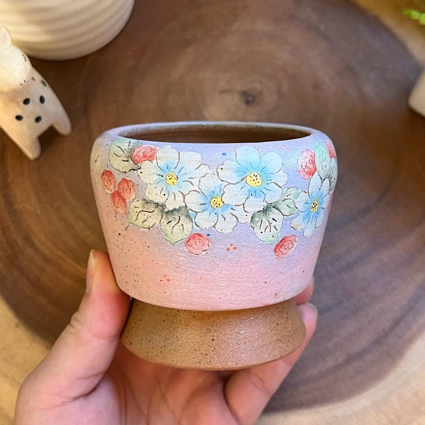 Spring Blush Blossom Planter