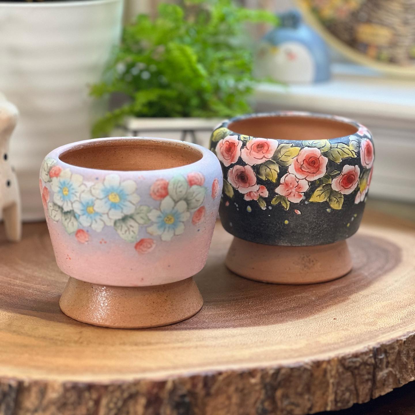 Spring Blush Blossom Planter