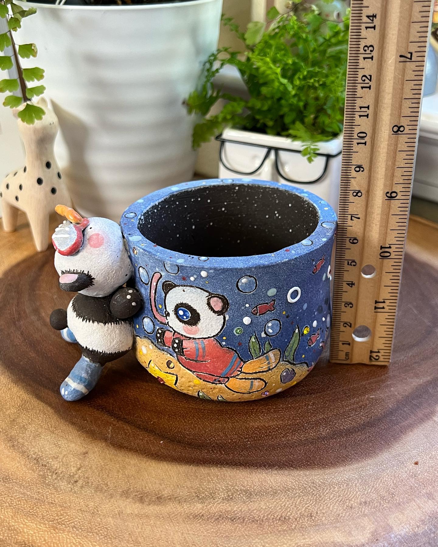 Ocean Adventure Panda Planter