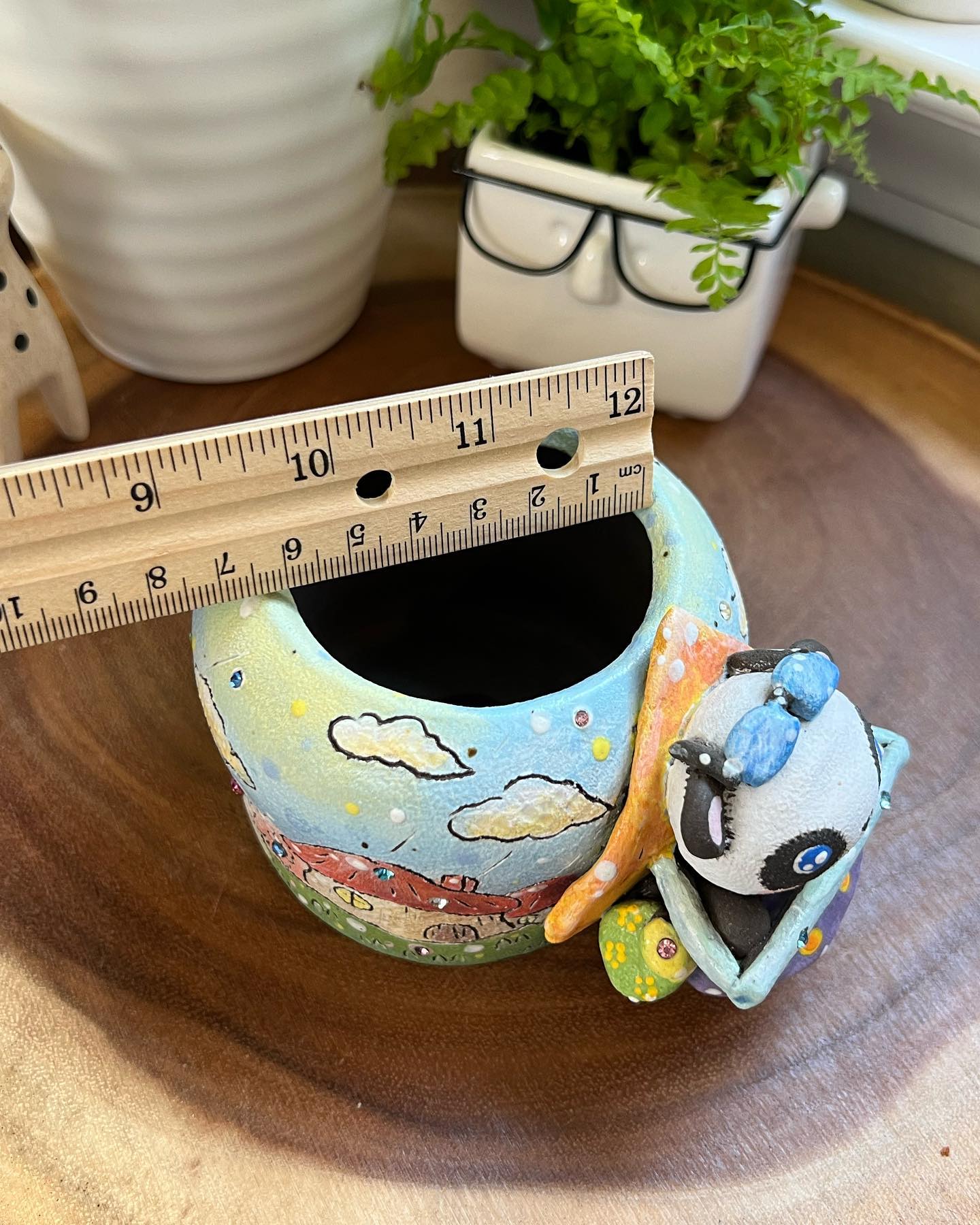 Rainbow Panda Joy Planter