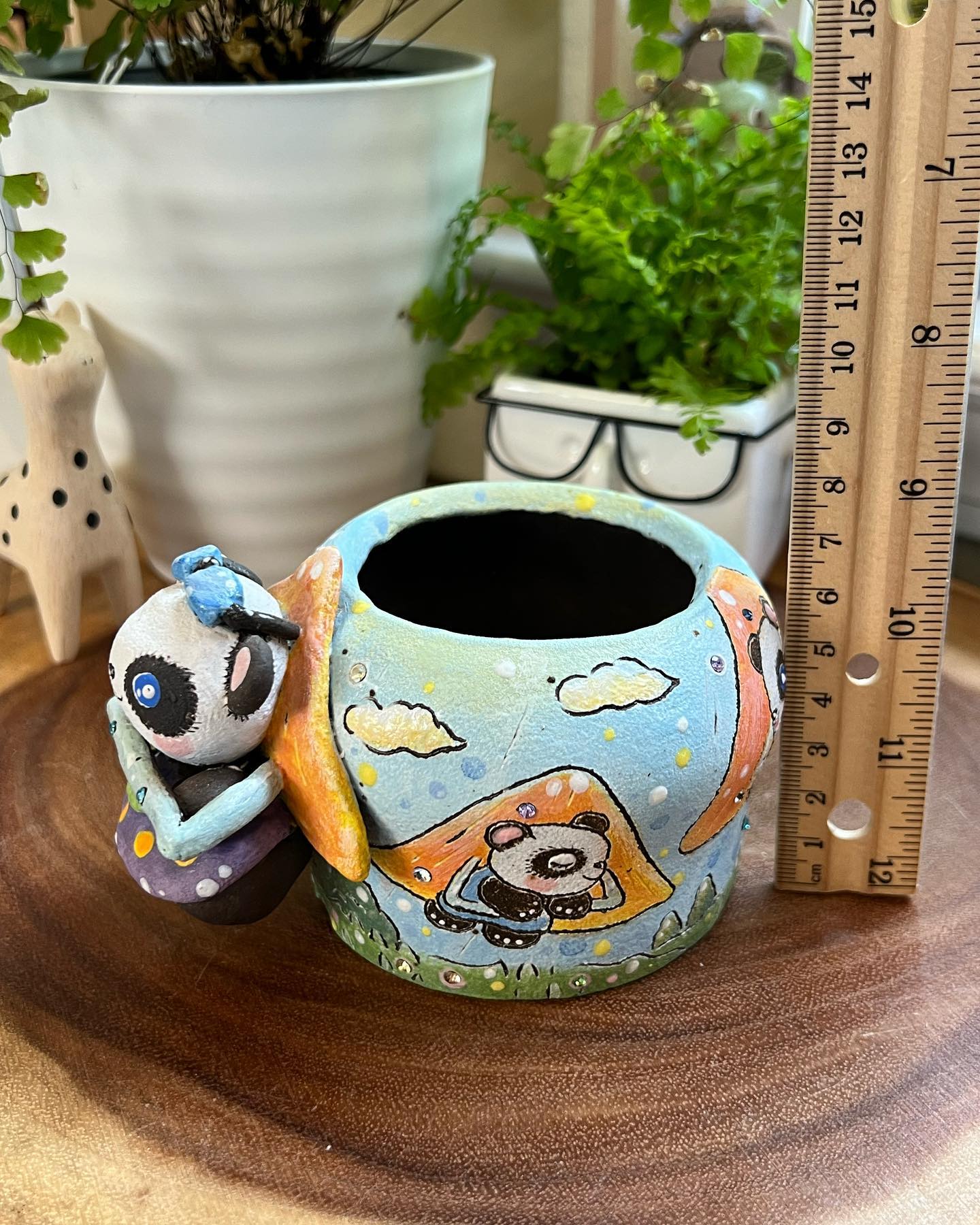 Rainbow Panda Joy Planter