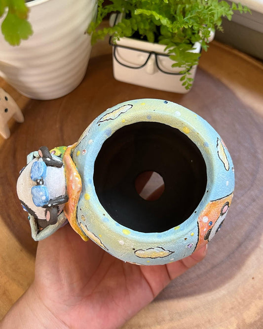 Rainbow Panda Joy Planter