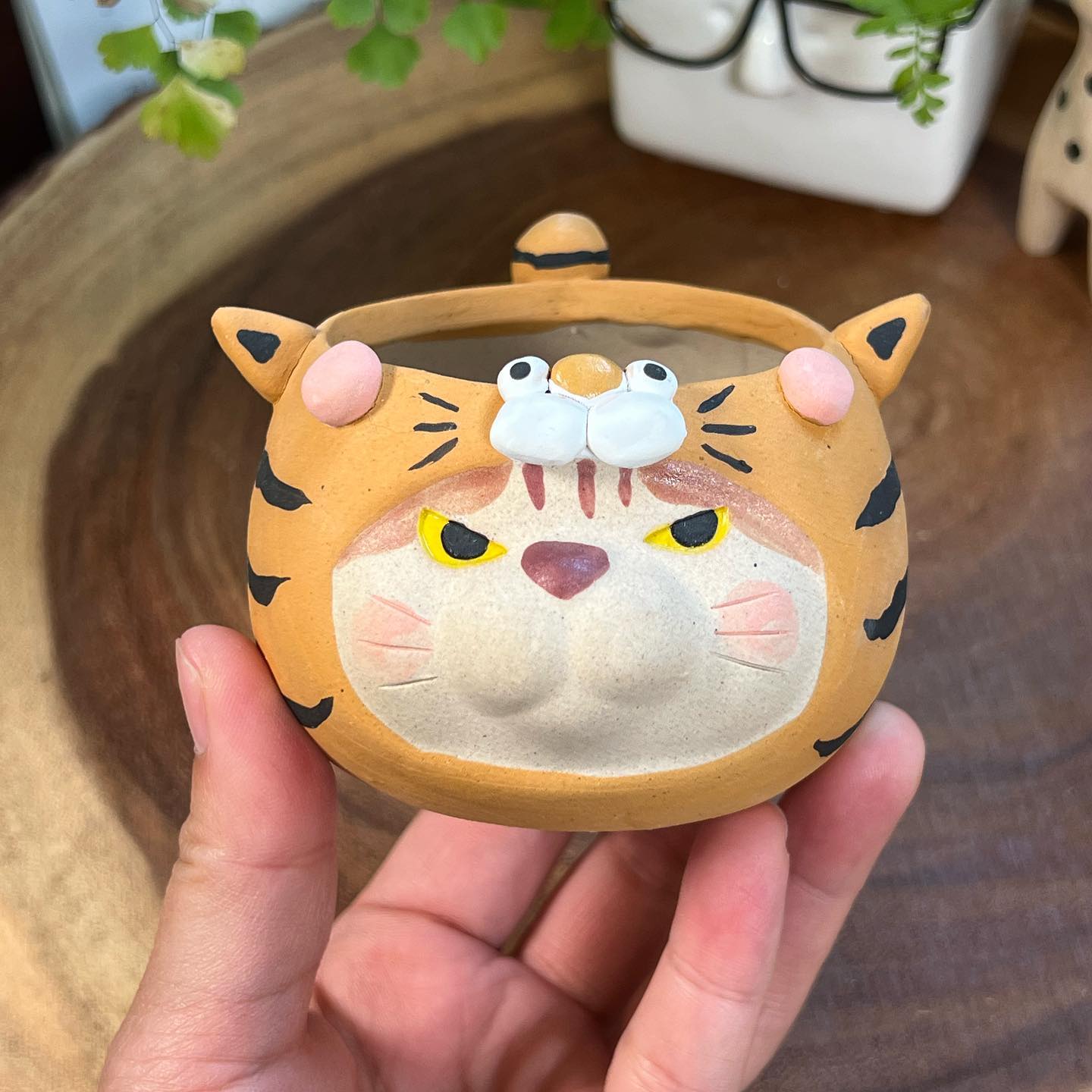 Tiger in Disguise- Cat Series Planter