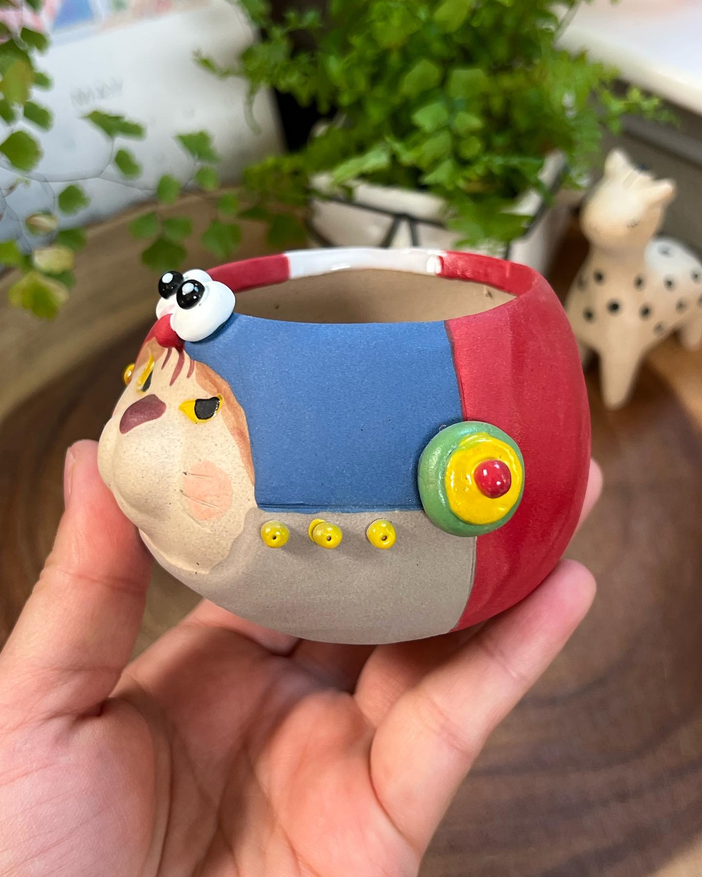 Space Fighters in Disguise- Cat Series Planter