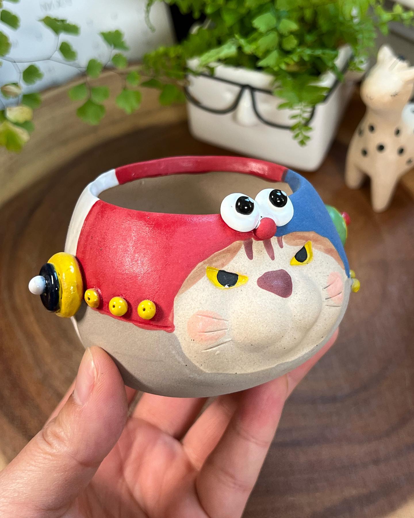 Space Fighters in Disguise- Cat Series Planter