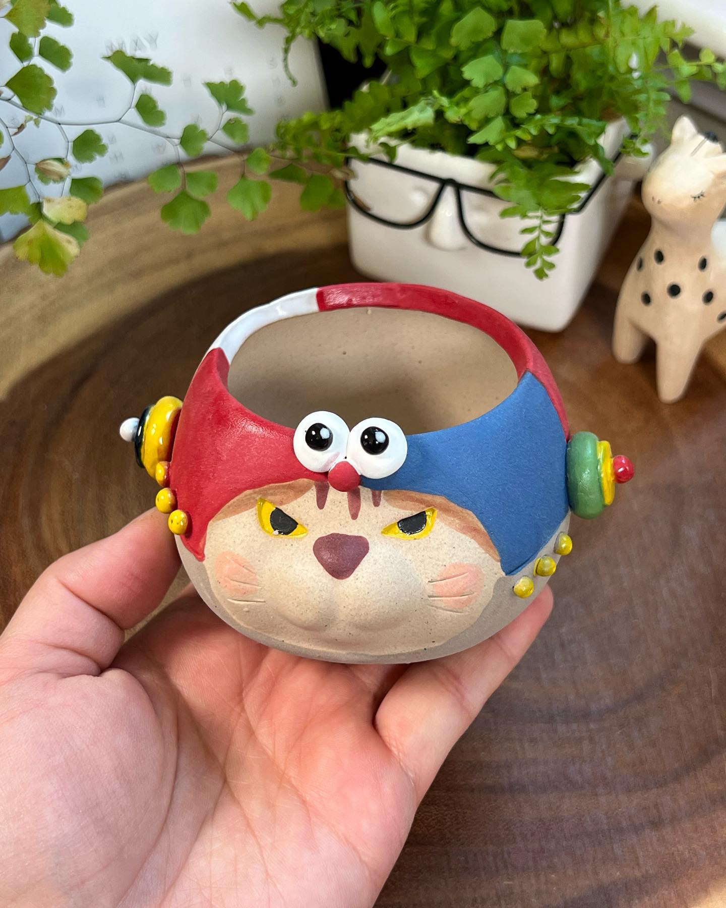 Space Fighters in Disguise- Cat Series Planter