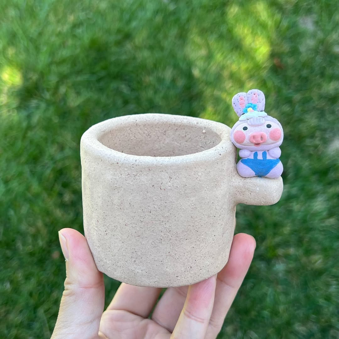 Bunny Pig Planter