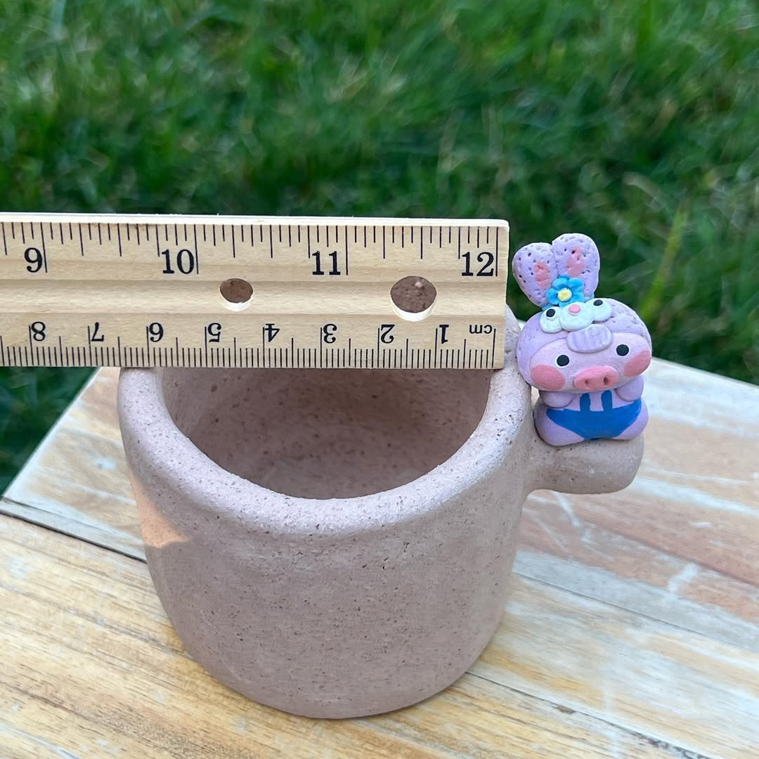 Bunny Pig Planter