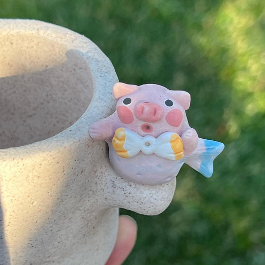Mermaid Pig Planter