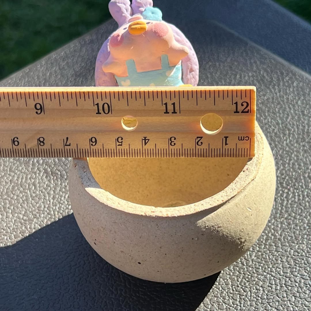 Purple Bunny Beanbag Ducky Planter