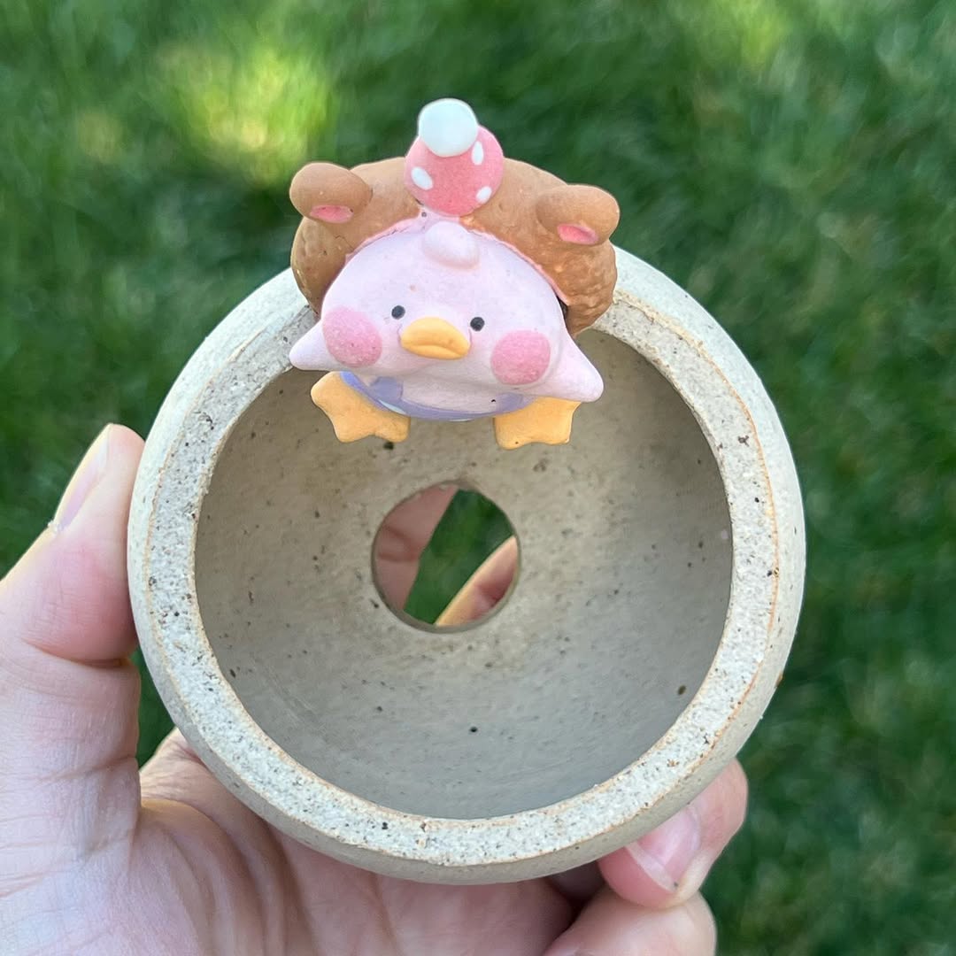 Brown Bear Beanbag Ducky Planter