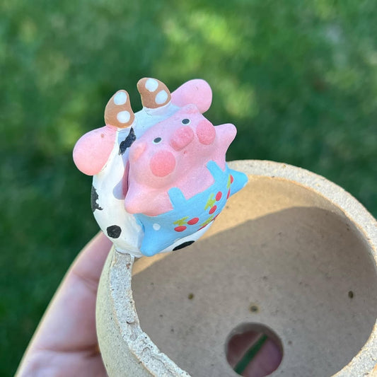 Milk Cow Beanbag Ducky Planter