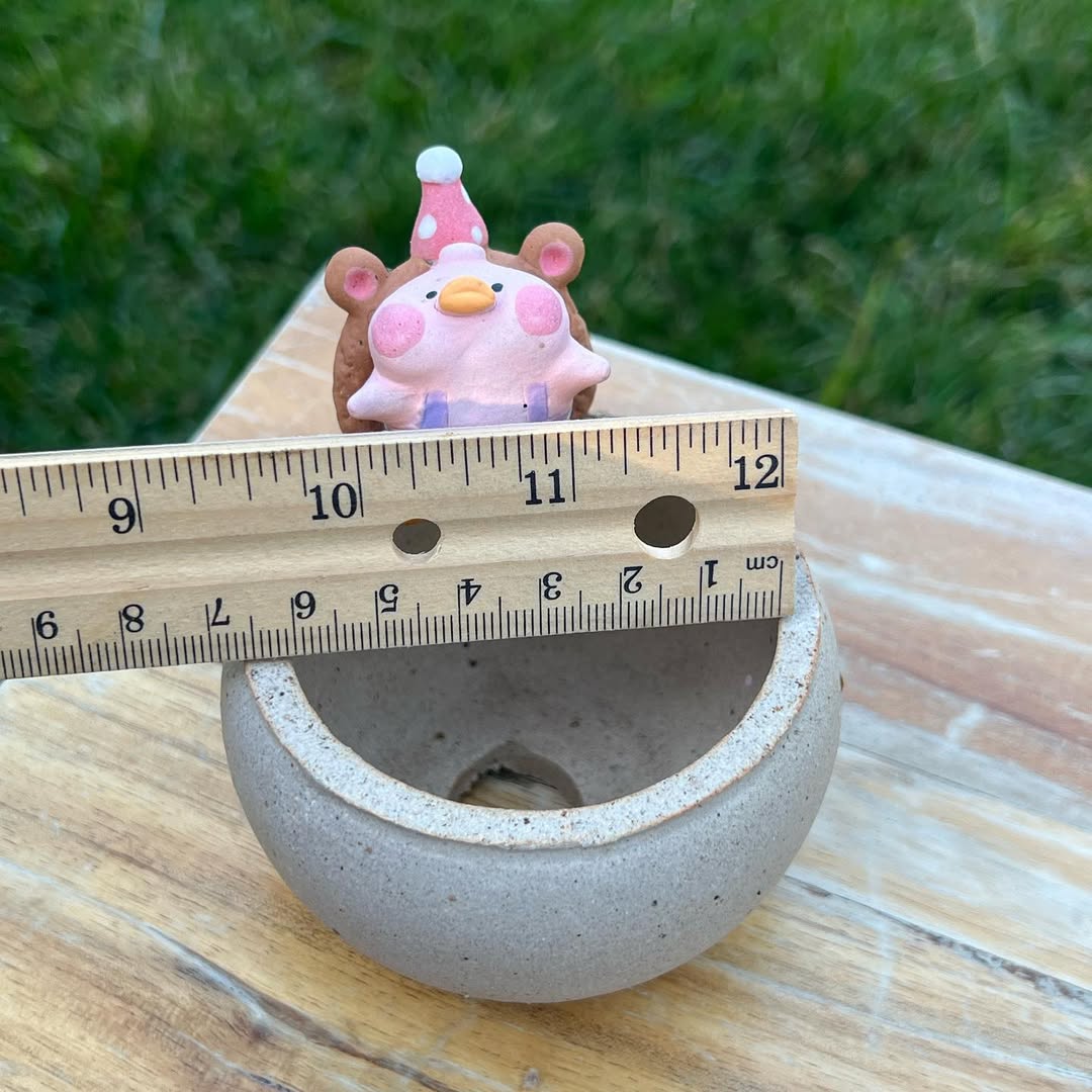 Brown Bear Beanbag Ducky Planter