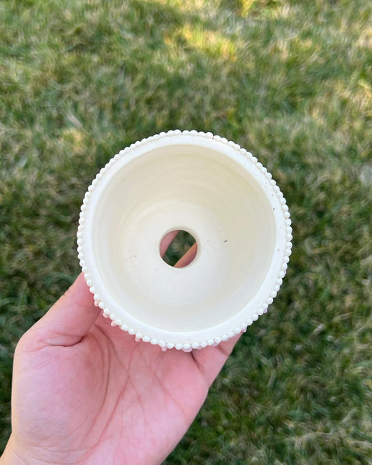 Creamy Strawberry Lace Delight Planter