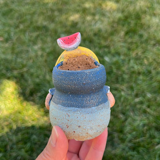 Watermelon Hooded Cutie Planter