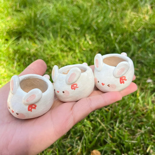 Little Bunny Family Planter Set