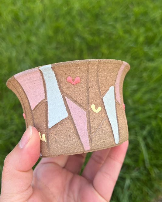 Geometric Patterns with Heart Planter