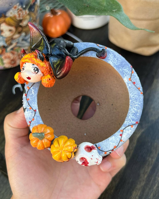 Cute Devil with Big Wings Boniu Planter