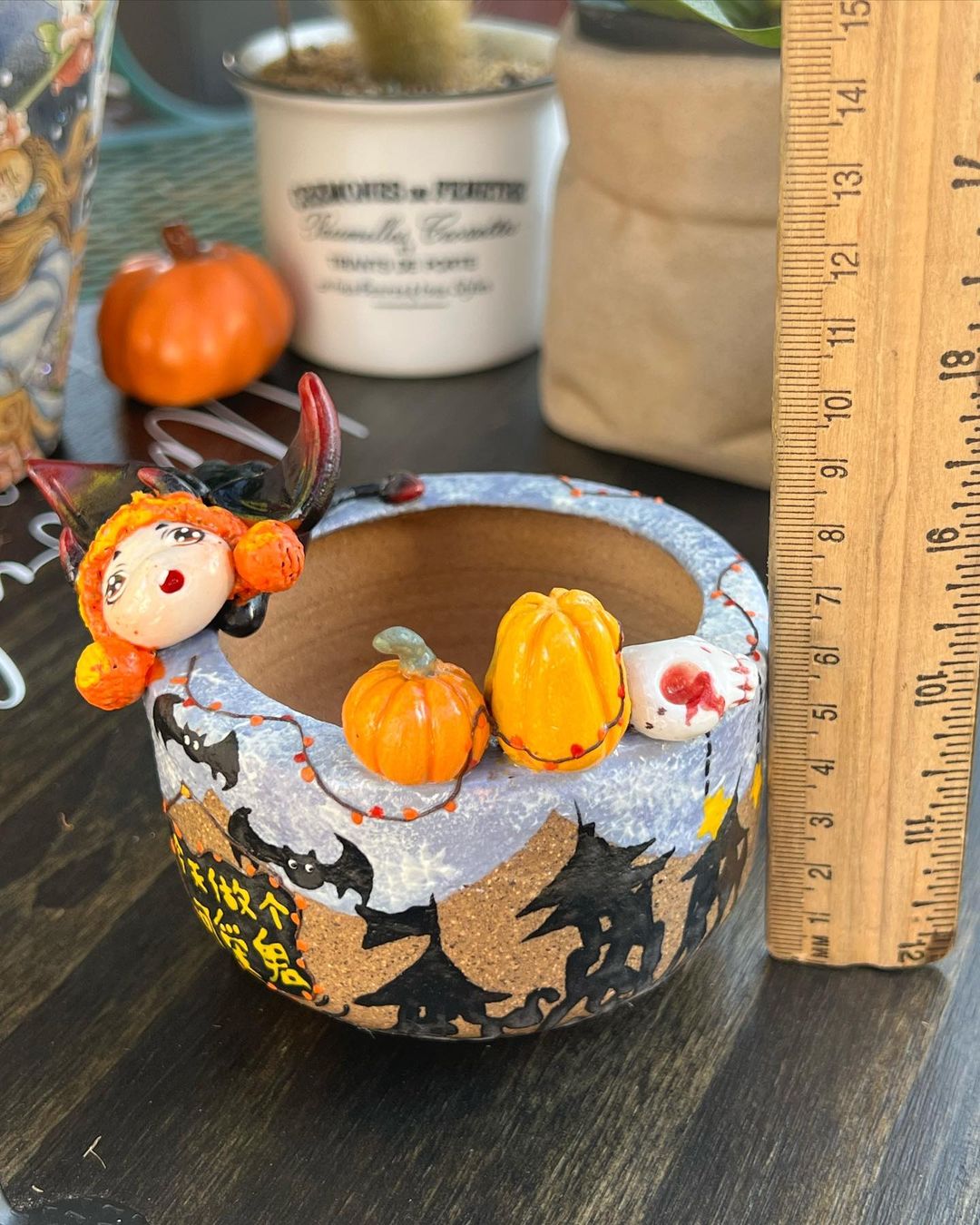 Cute Devil with Big Wings Boniu Planter