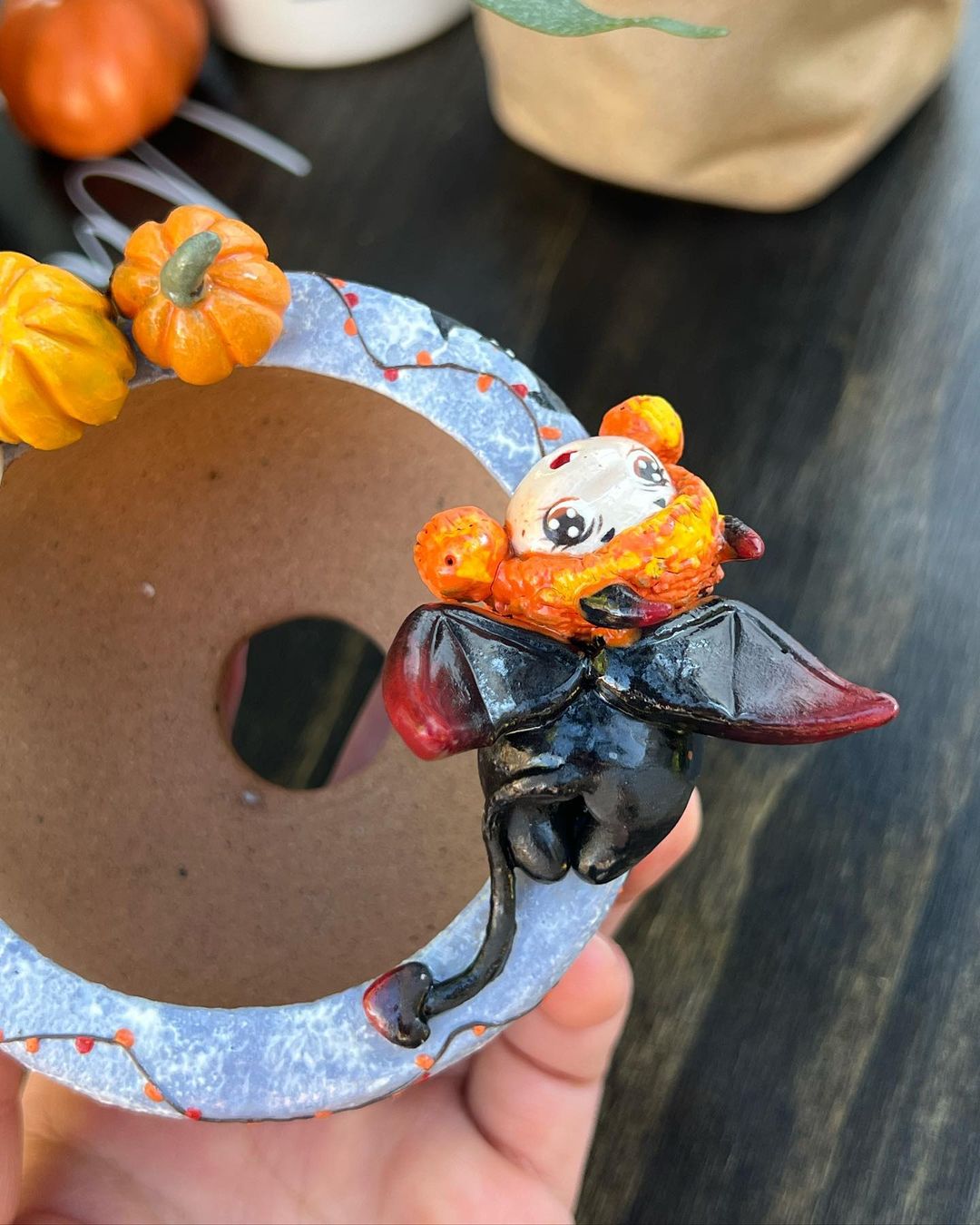Cute Devil with Big Wings Boniu Planter