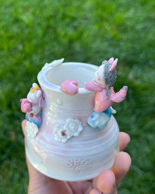 Lovely Unicorn Girls Planter