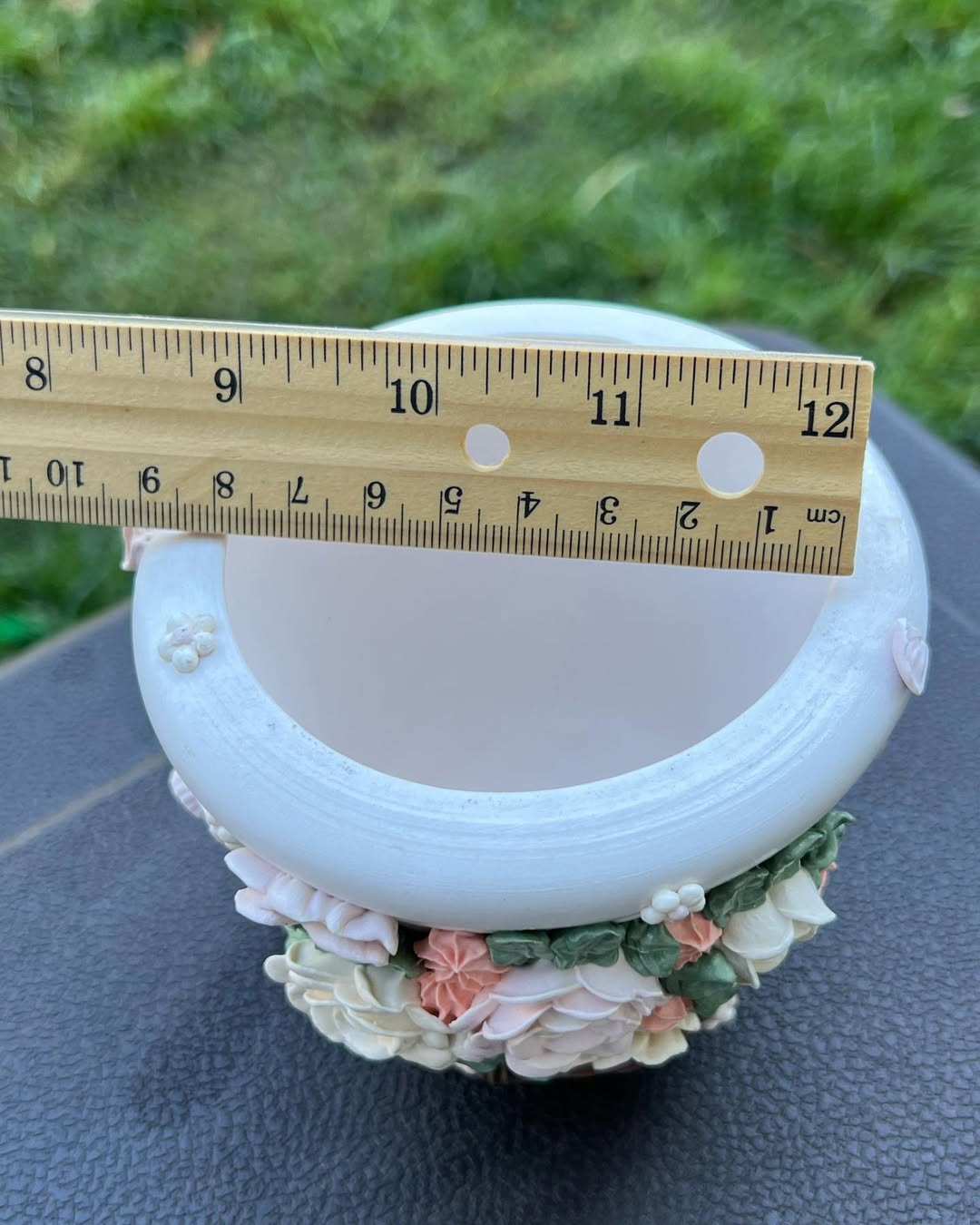 Rosy Bloom Garden Basket Planter