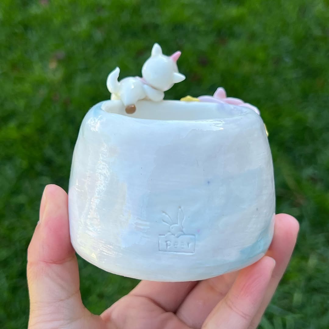 Unicorn and Pink Dolphin Dream Planter