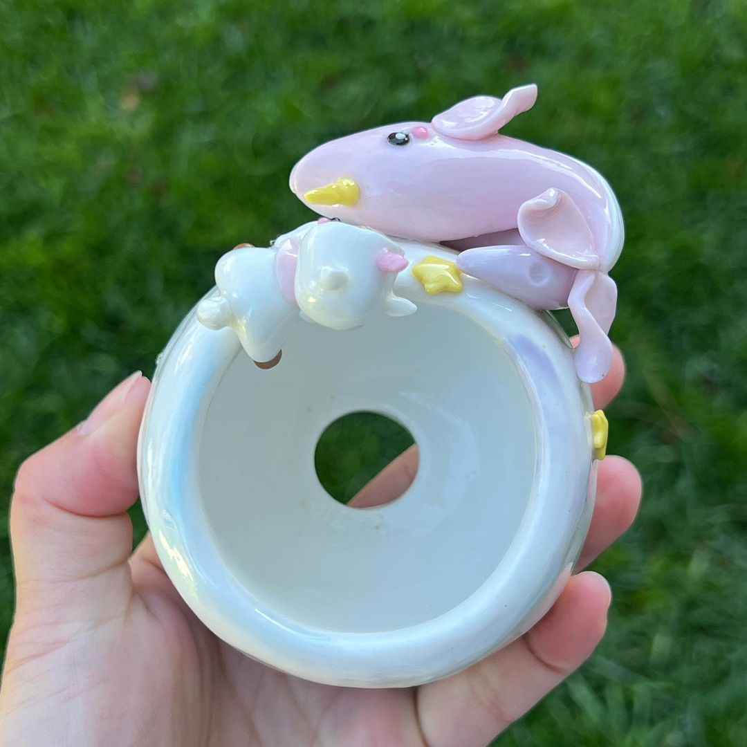 Unicorn and Pink Dolphin Dream Planter