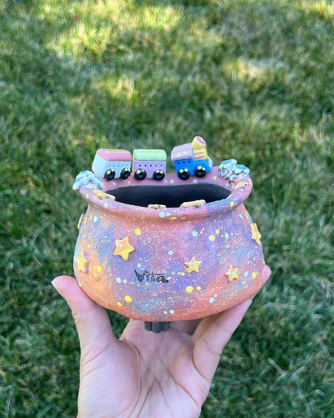 Galaxy Express Train Planter