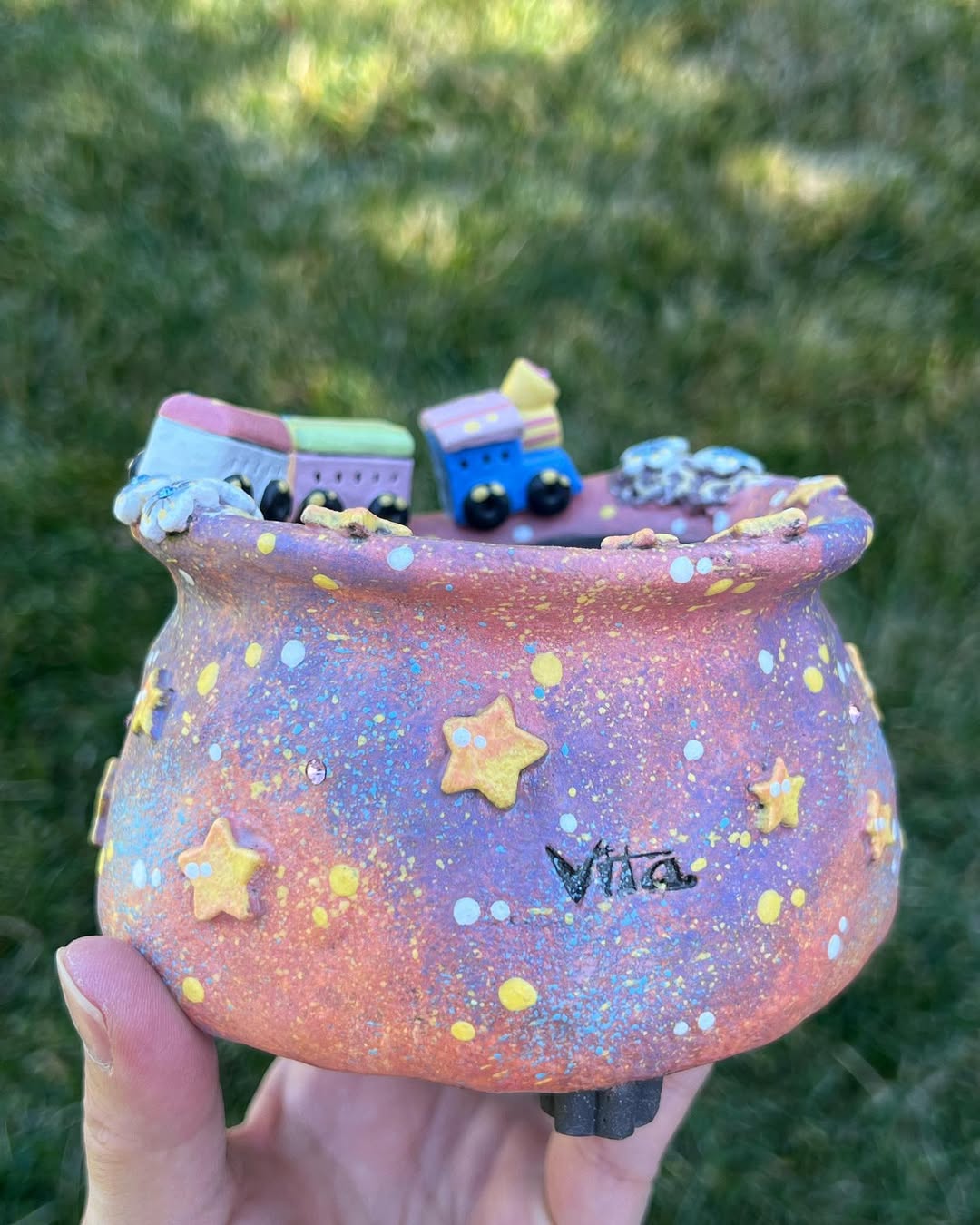 Galaxy Express Train Planter