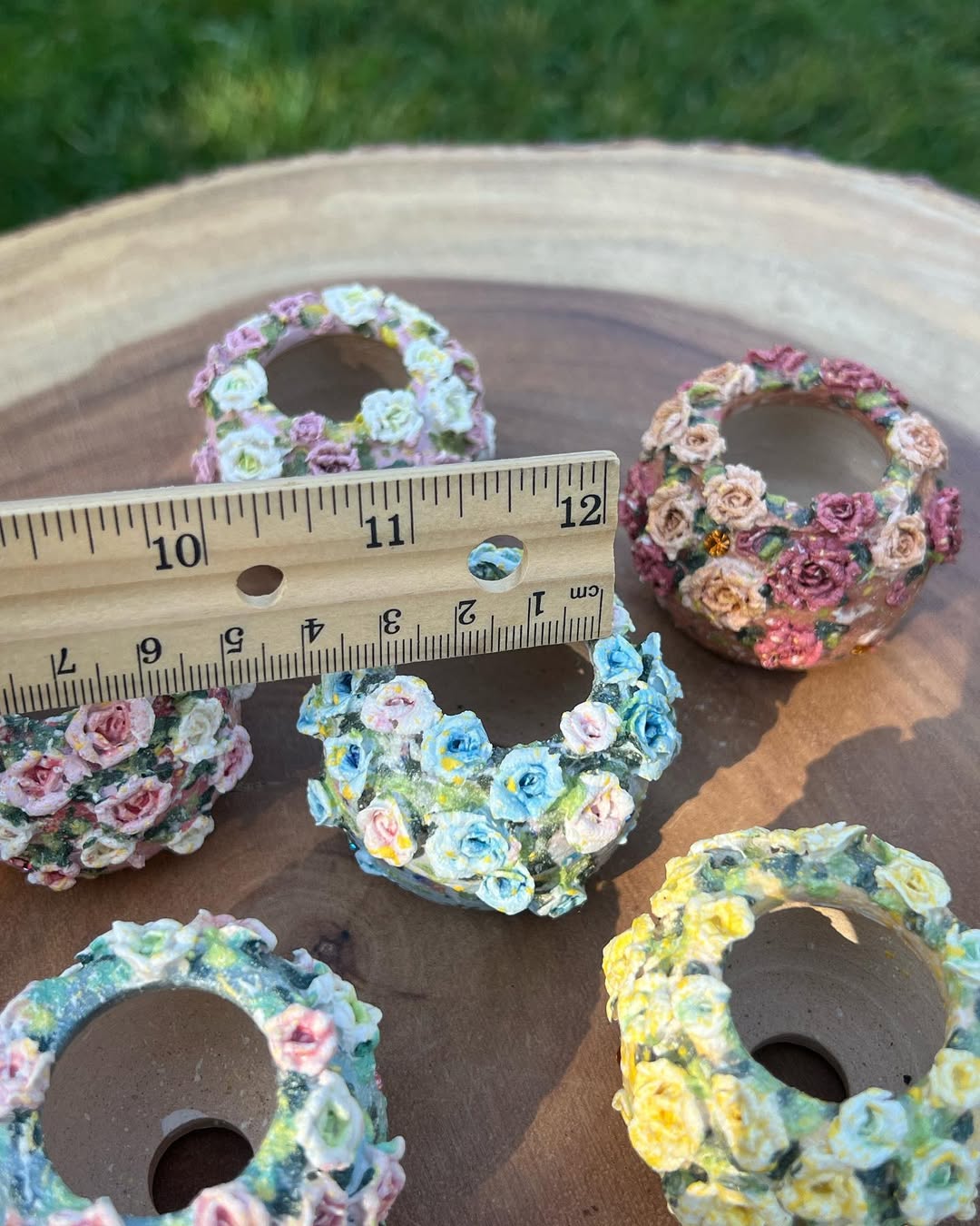 3D Yellow Roses Mini Planter