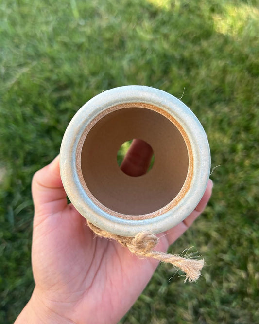 Polar Bear Wearing Hat Planter