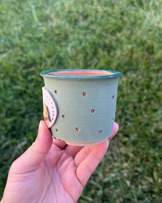 My Garden Bee with puppy Friend Planter