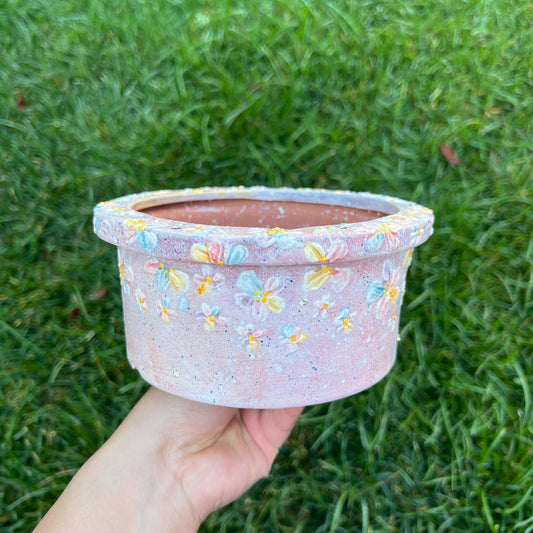 Fenny Sunset Meadow 12.5Cm Large Round Planter